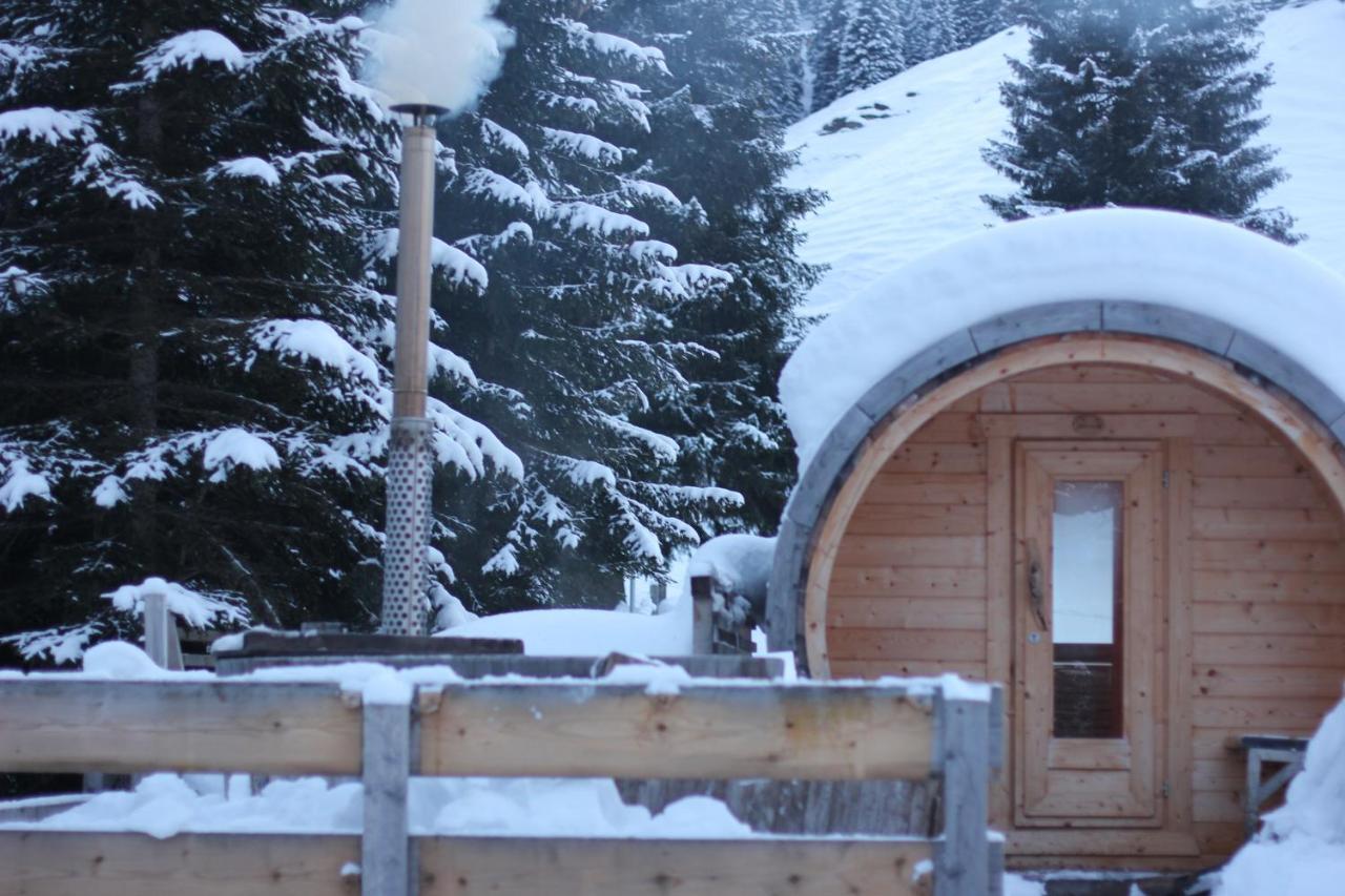 Villa Erezsaesshuette à Klosters-Serneus Extérieur photo